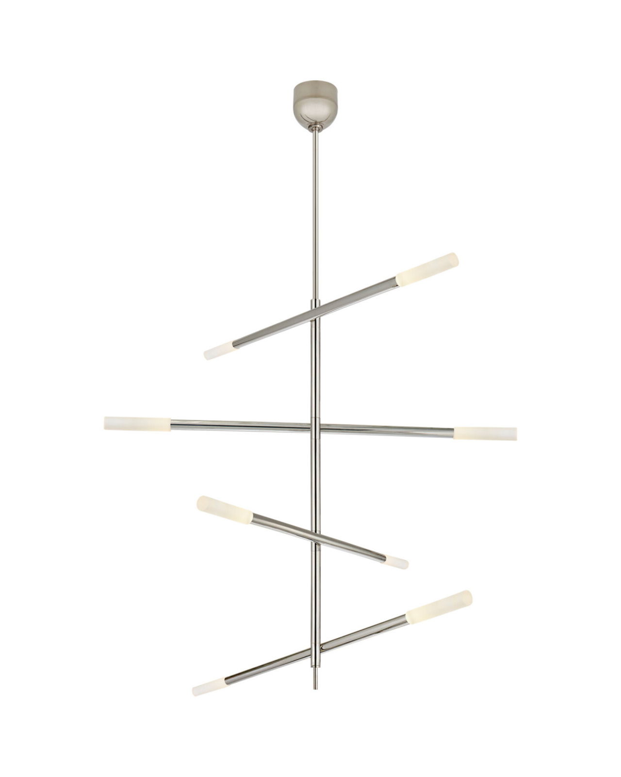 Rousseau Articulating Chandelier Polished Nickel L