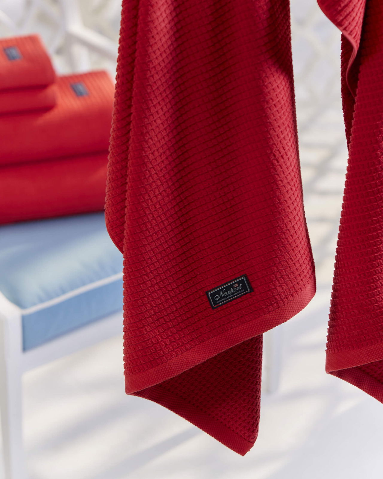 Fisher Island pyyhkeet punaiset