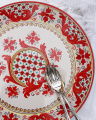 Fontane Rosse Serving Dish Red