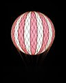 Jules Verne luftballon LED rød