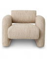 Vesper fauteuil bouclé Sonata Cream
