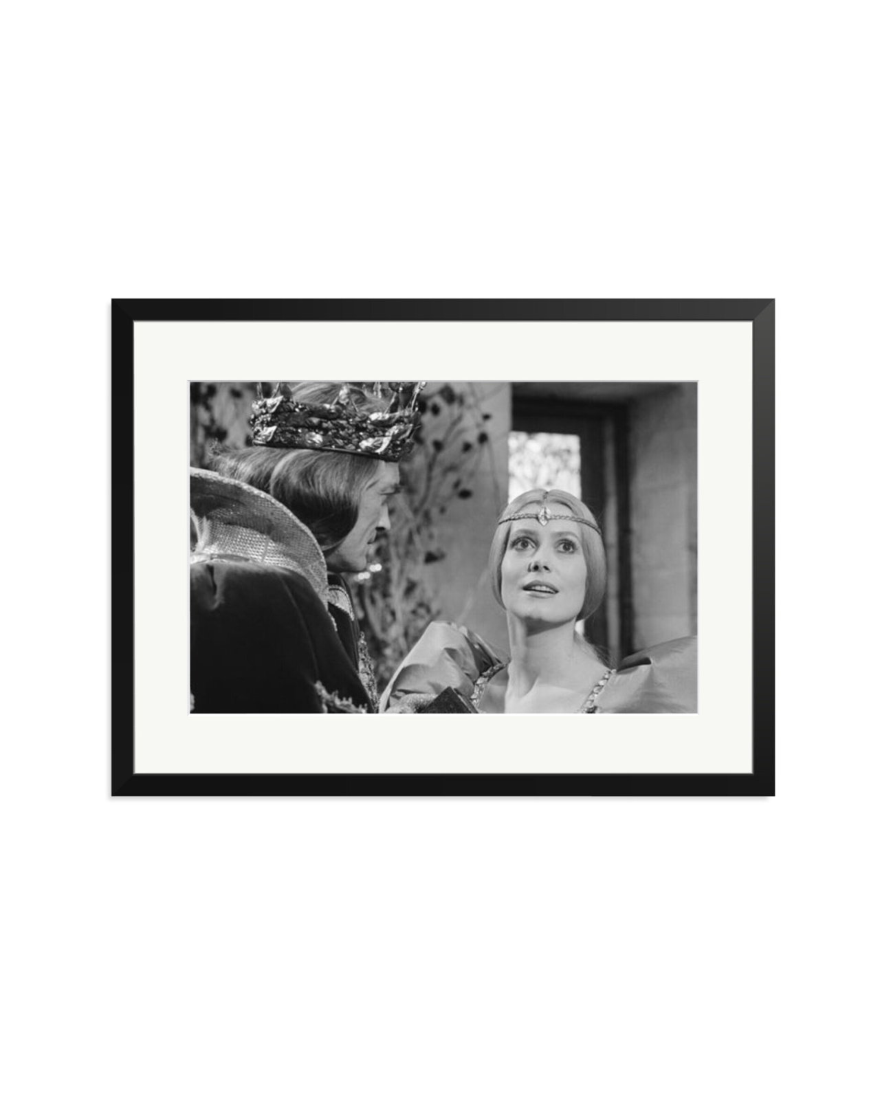 Marais and Deneuve on Set of Peau d'Ane Black / XL
