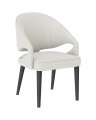 Vance karmstol bouclé cream