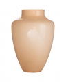 Carmine glazen vaas beige