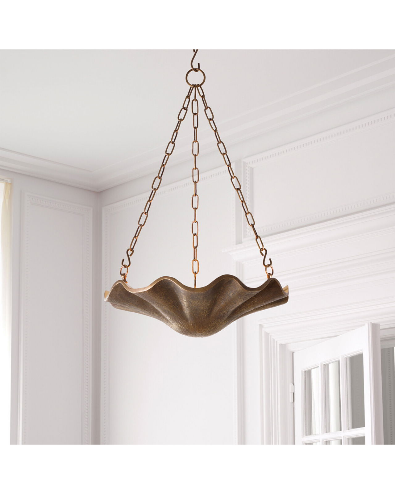 Aurelia Loftlampe Antik Messing