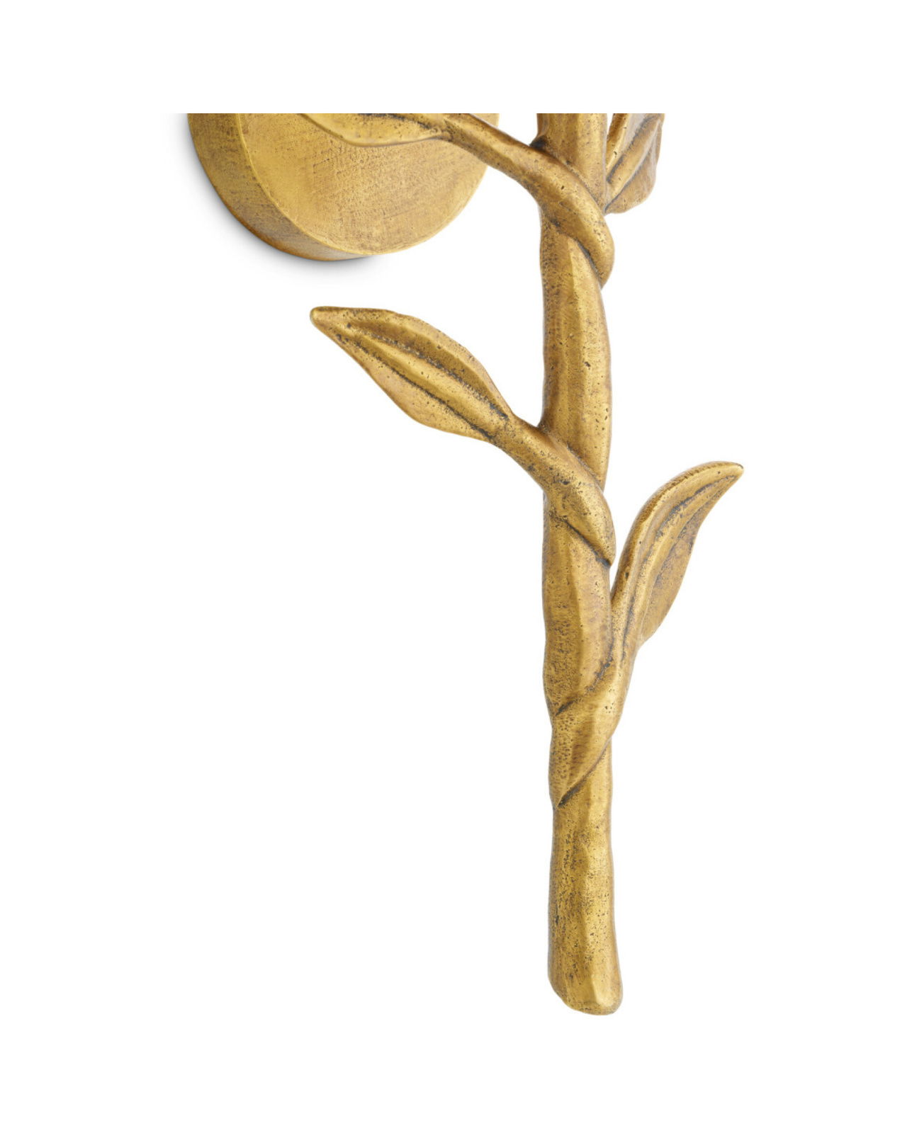 Farini wandlamp messing / rotan