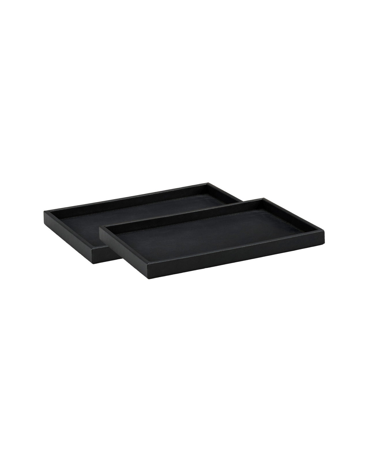 Montero black tray set of 2