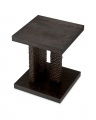 Bravon Side Table Ebony Oak Veneer