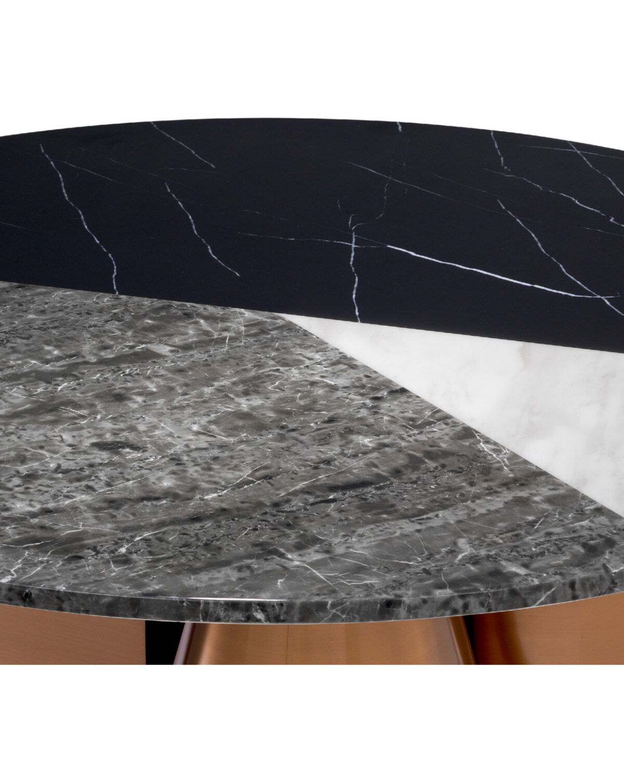 Tricolori salontafel messing