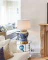 Bordslampa Chinese Blue