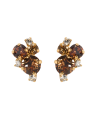 Molly earrings ReCreated topaz combo