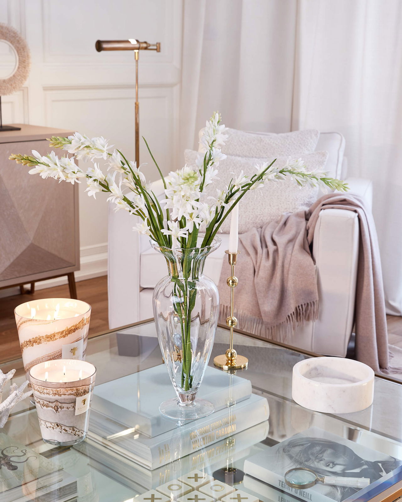 Tuberosa snittblomma vit