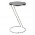 Falcone Side Table Polished Stainless Steel