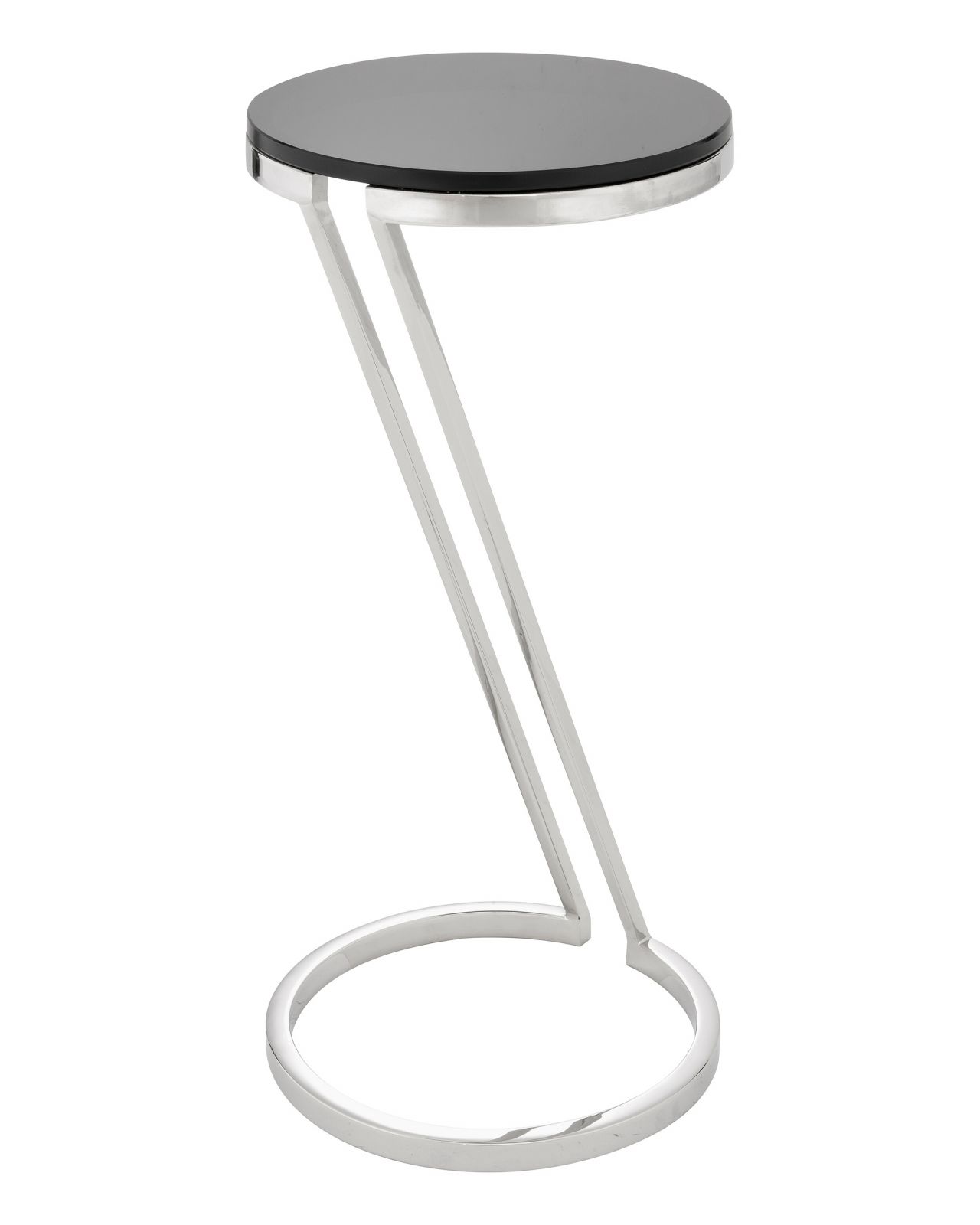 Falcone Side Table Polished Stainless Steel