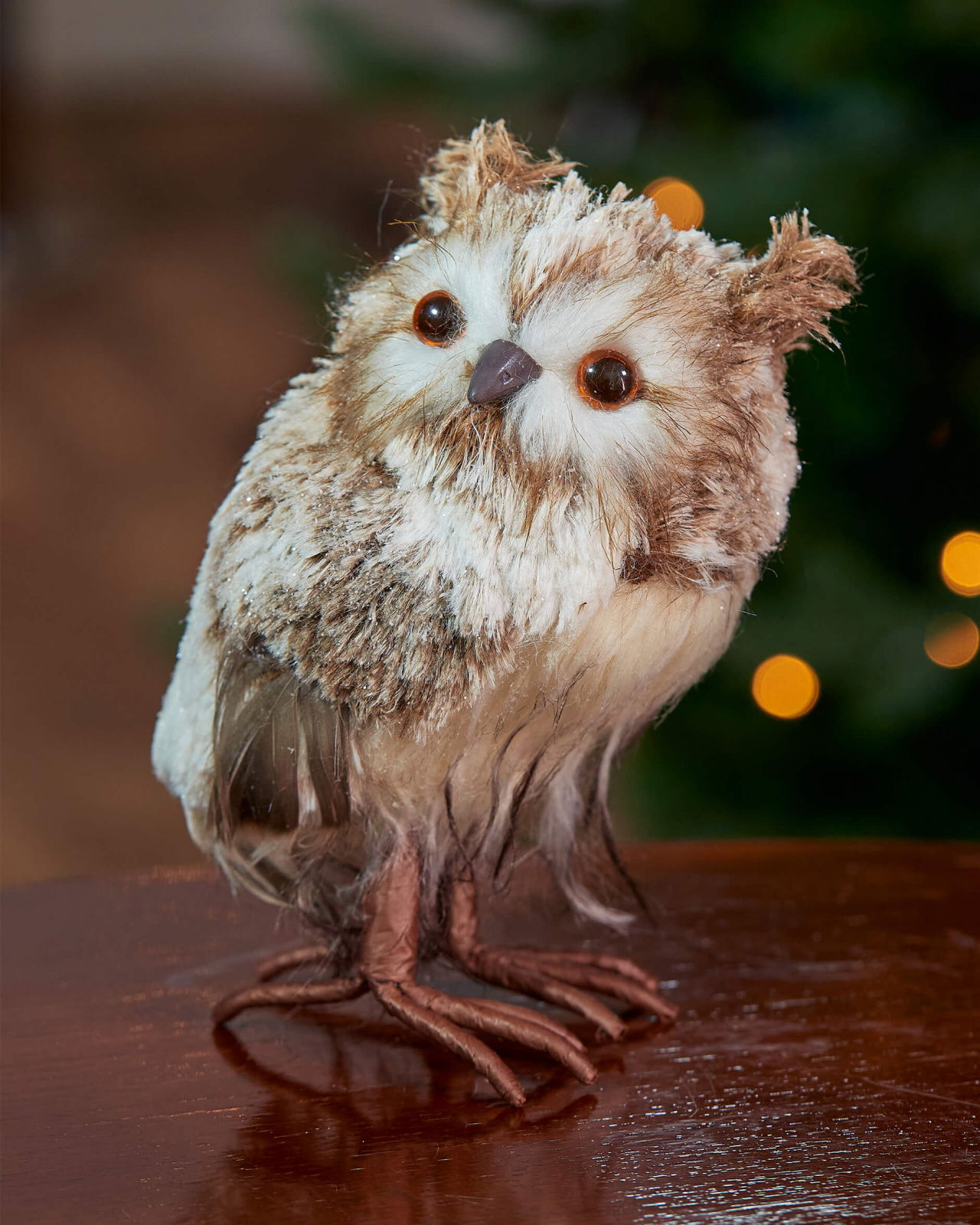 Minerva uggla juldekoration brun/vit