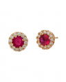 Laurie korvakorut pink ruby
