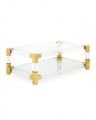 Jacques Coffee Table Brass
