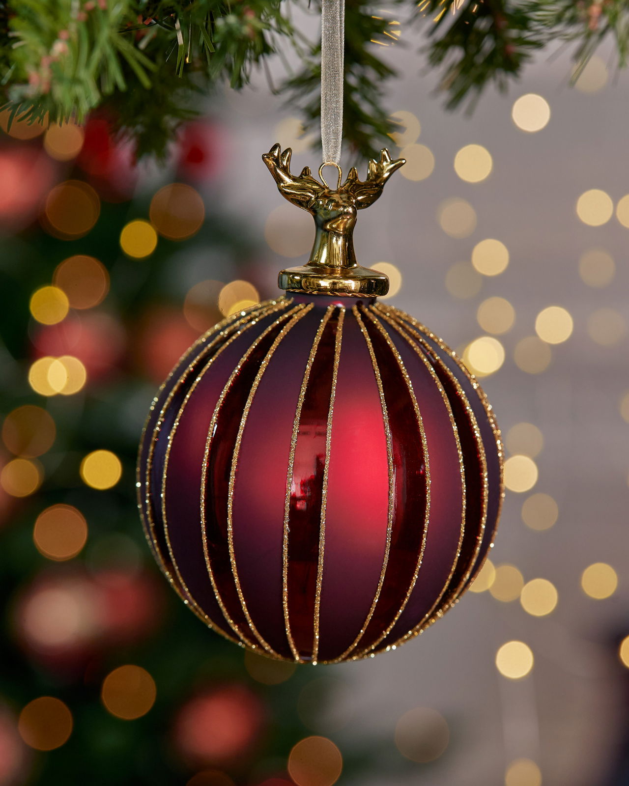 Selina Bauble Red 10cm