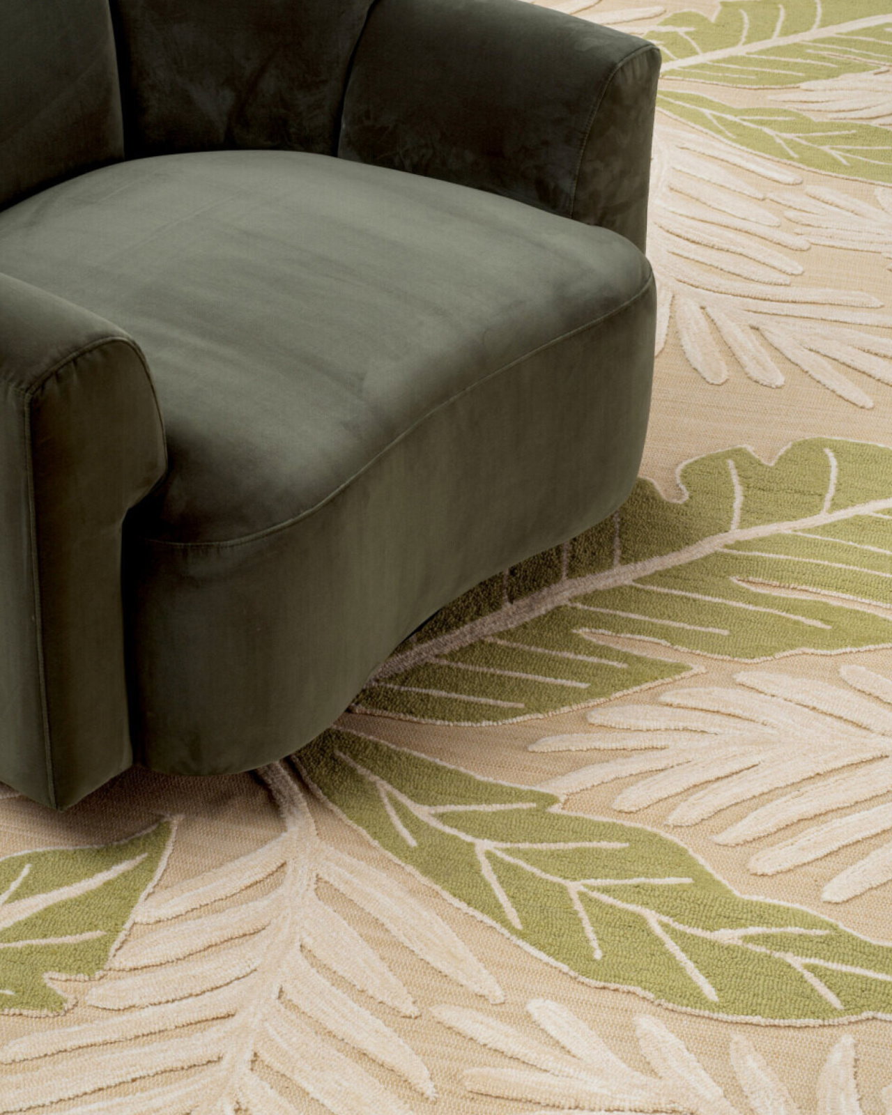 Verdure vloerkleed beige