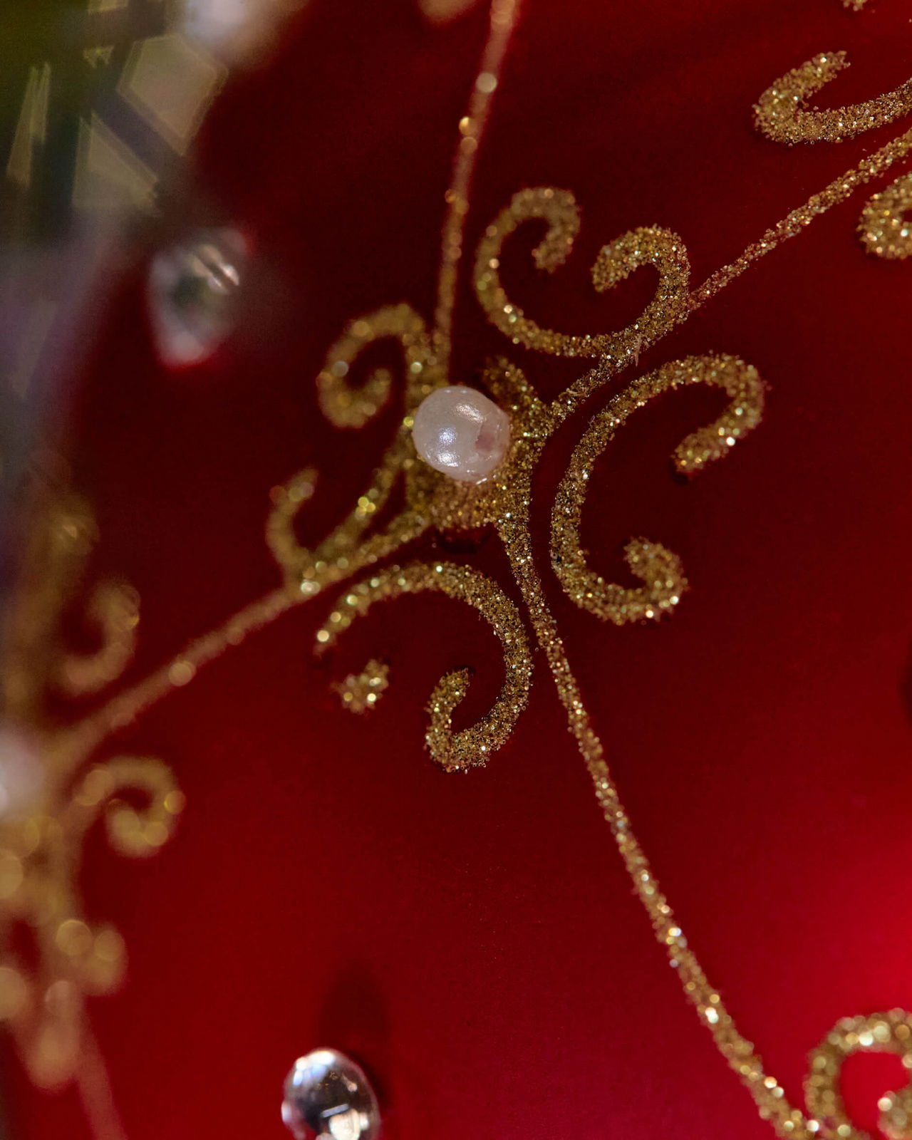 Lux Ruby julkula röd 10cm