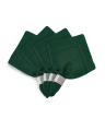 Castleford napkin in dark green