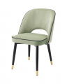 Cliff Dining Chair Savona Pistache Green Velvet Set of 2