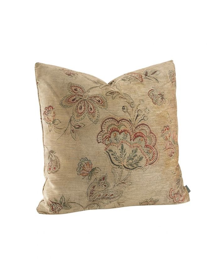 Miralago Flower Cushion Cover Beige
