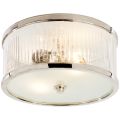 Randolph Small Round Flush Mount Polished Nickel