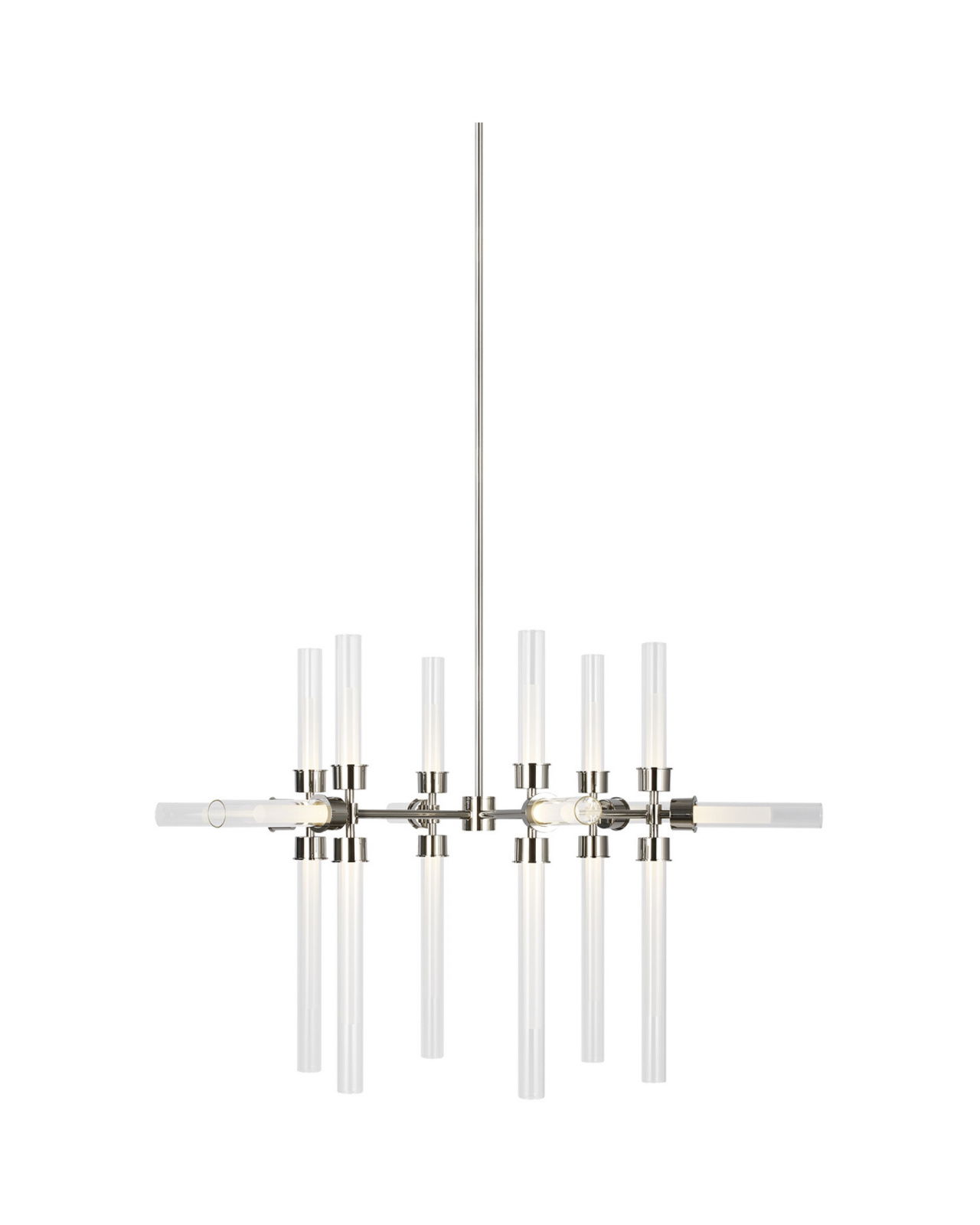 Linger 18-Light Chandelier Polished Nickel