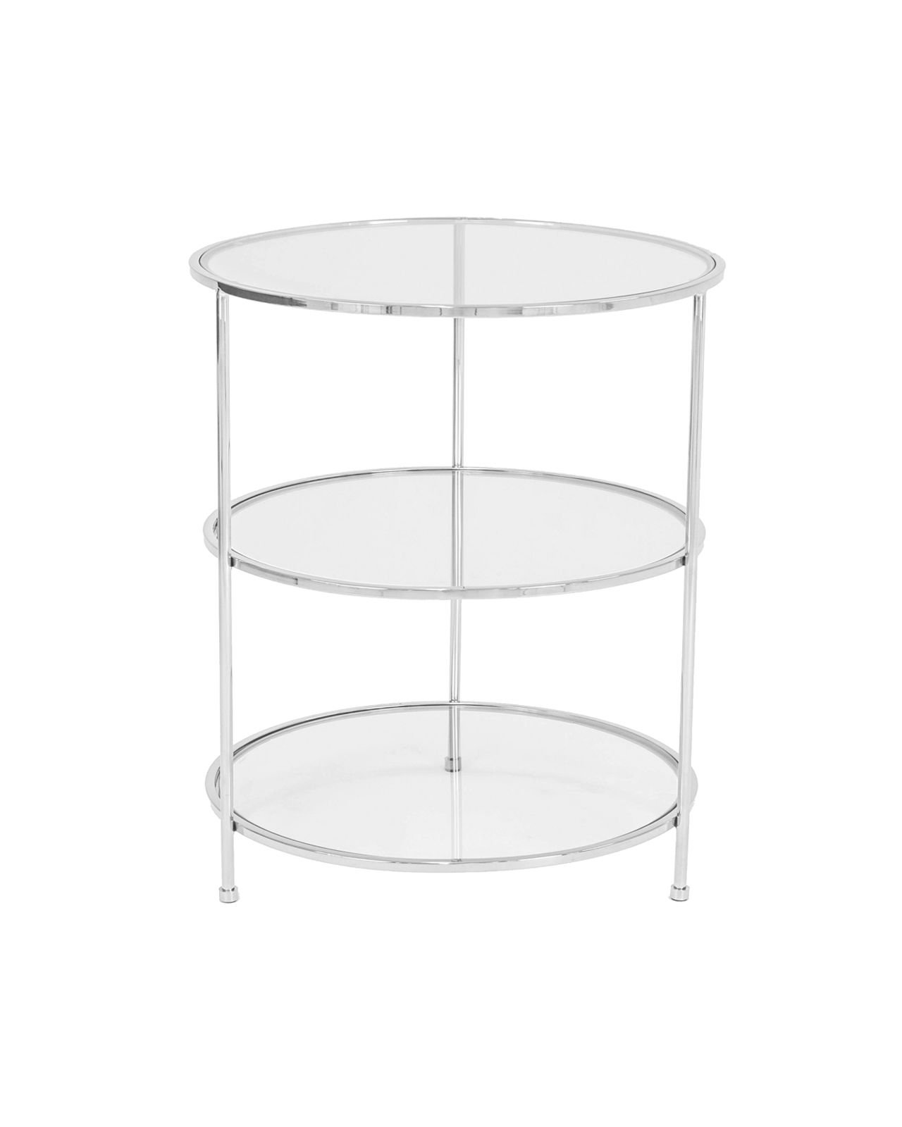 Layer side table chrome
