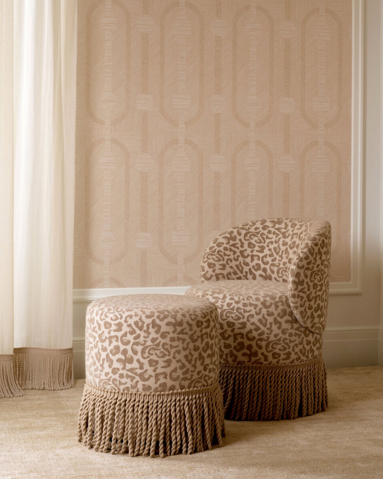 Greer jakkara Harley leopard beige