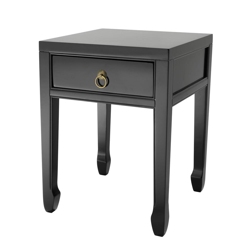 Chinese Side Table Black