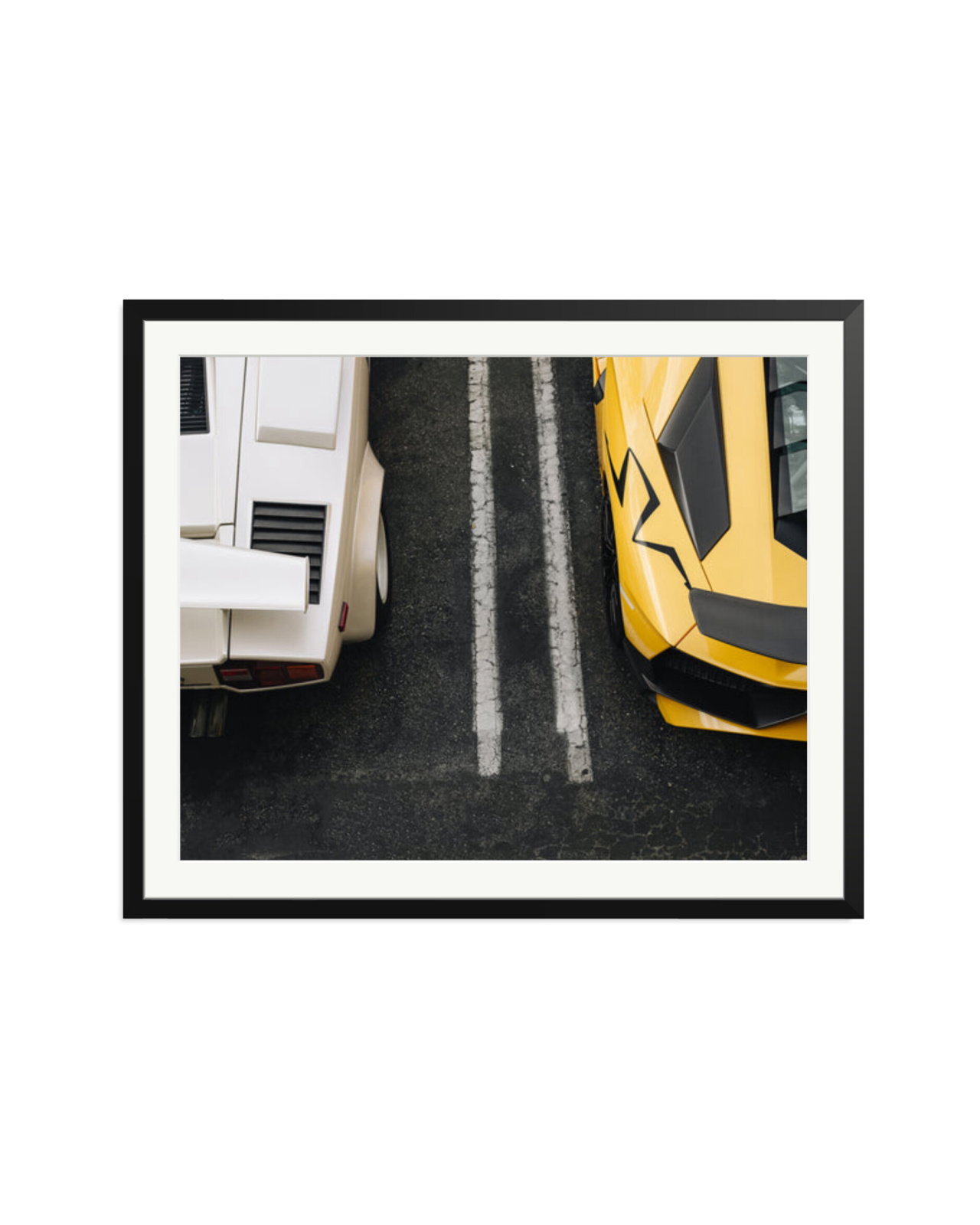 Lamborghini Countach and Aventador SV Black / XXL