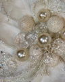 Magnolia Pearl Decorative Branch White