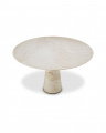 Genova Dining Table Travertine/Brushed Brass