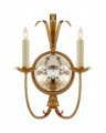 Gramercy Double Sconce Gilded Iron