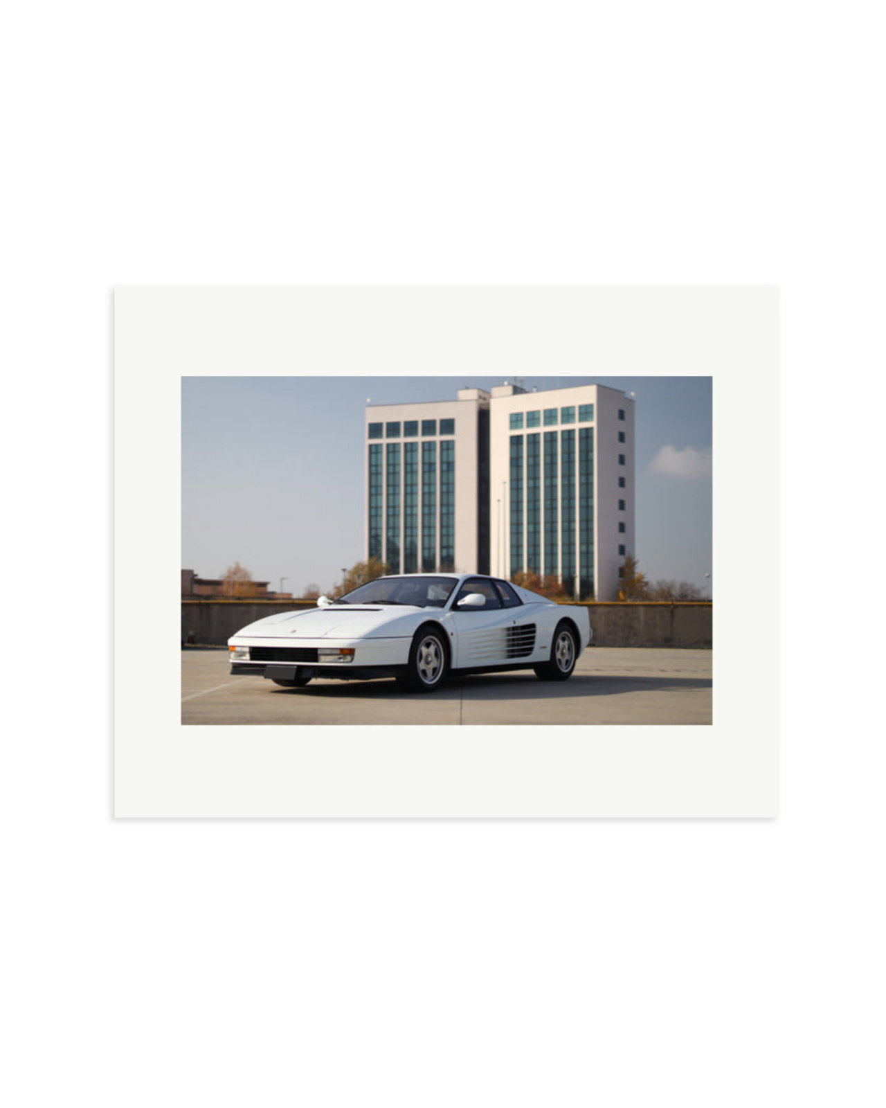 Ferrari Testarossa 01 Print Only / Medium