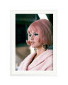 Pink Bardot White / XXL