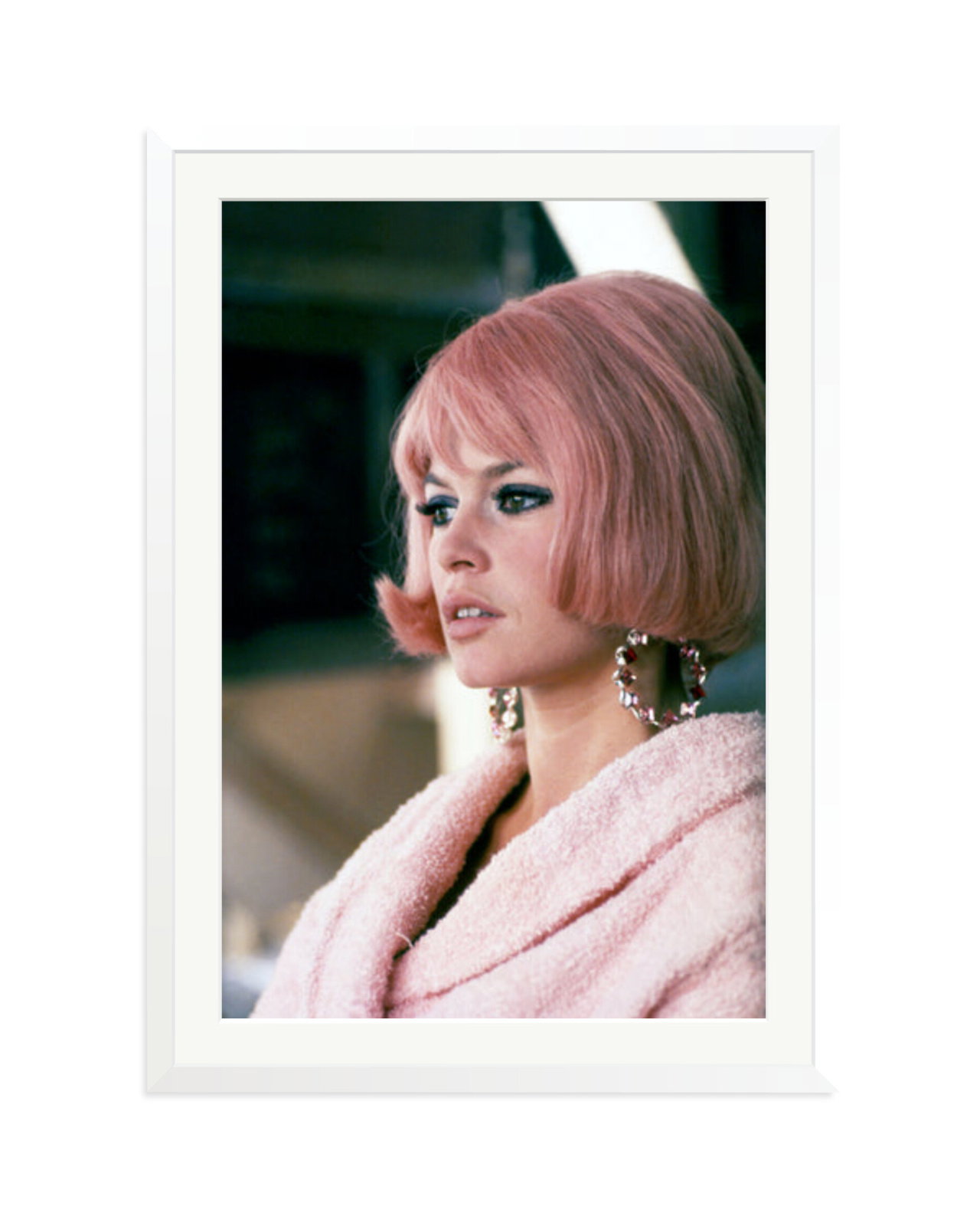 Pink Bardot White / XXL