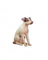 Jack Russell Doorstop Off-white