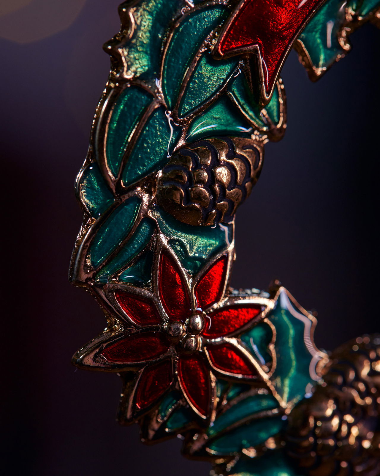 Estelle krans julgransdekoration grön