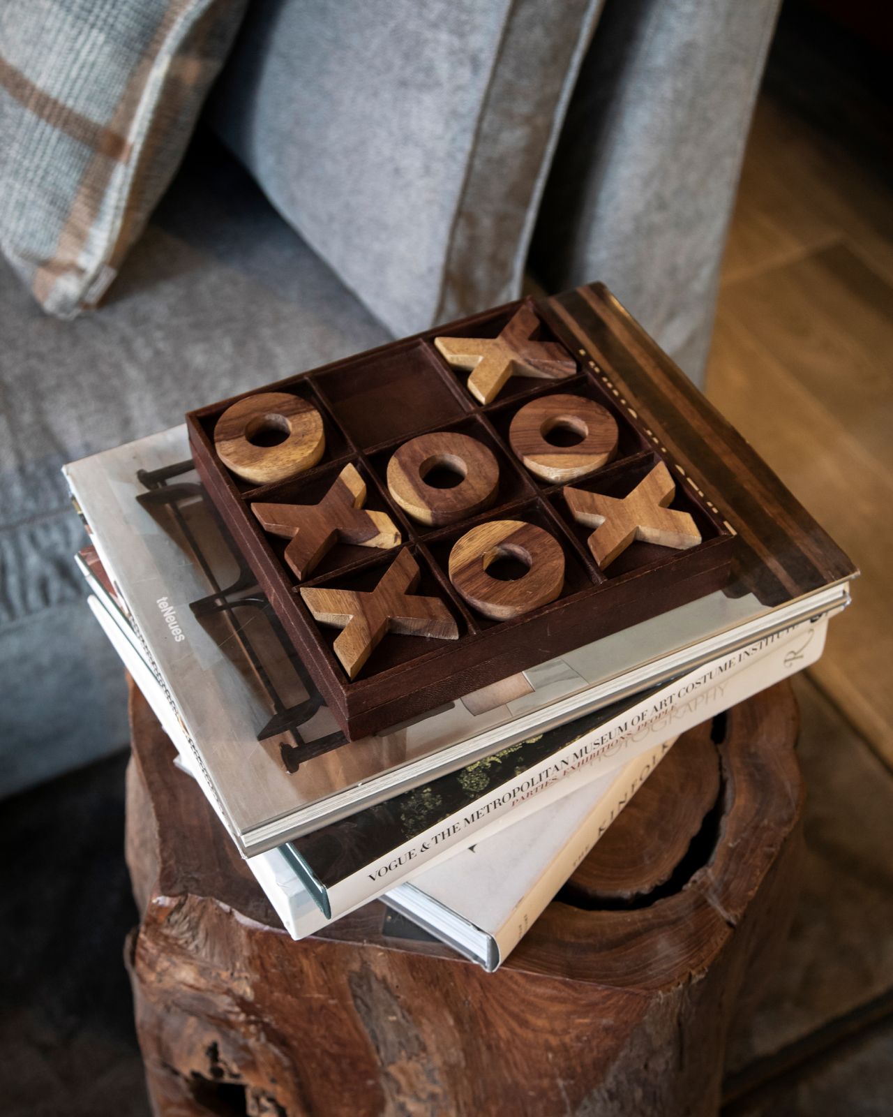 Mendoza tic-tac-toe brown OUTLET