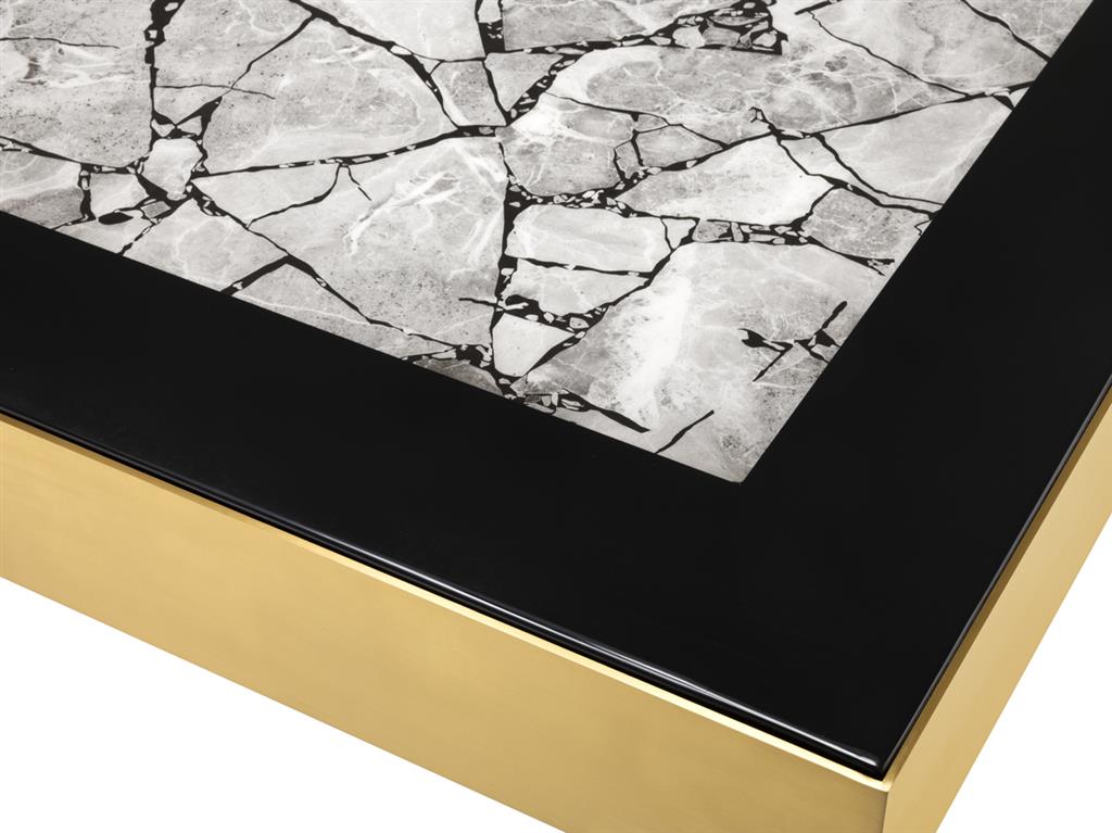 Tatler coffee table brass