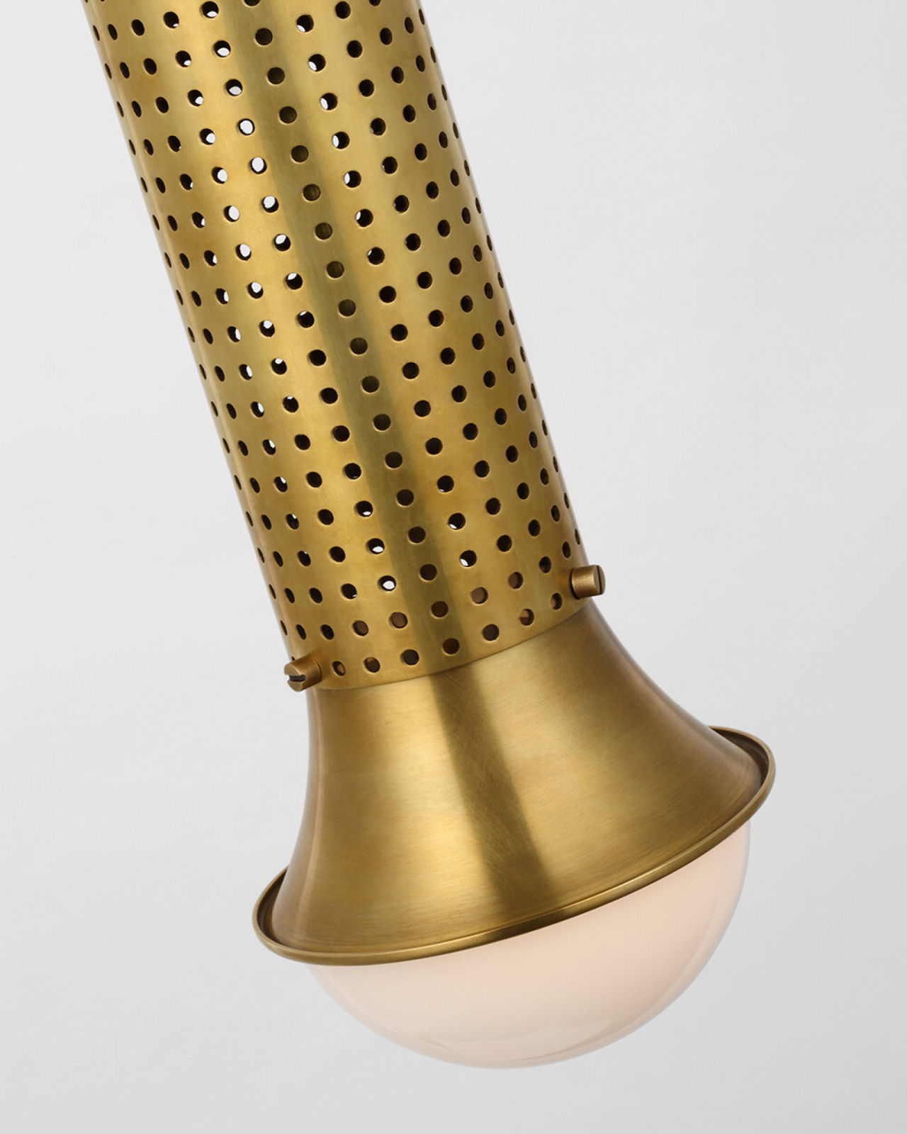 Precision Petite Elongated Pendant Antique Brass