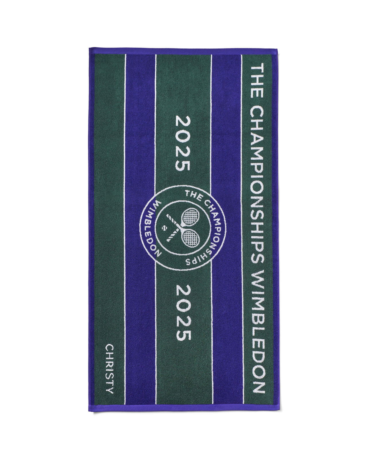 Wimbledon 2025 Championship Towel Green/Purple