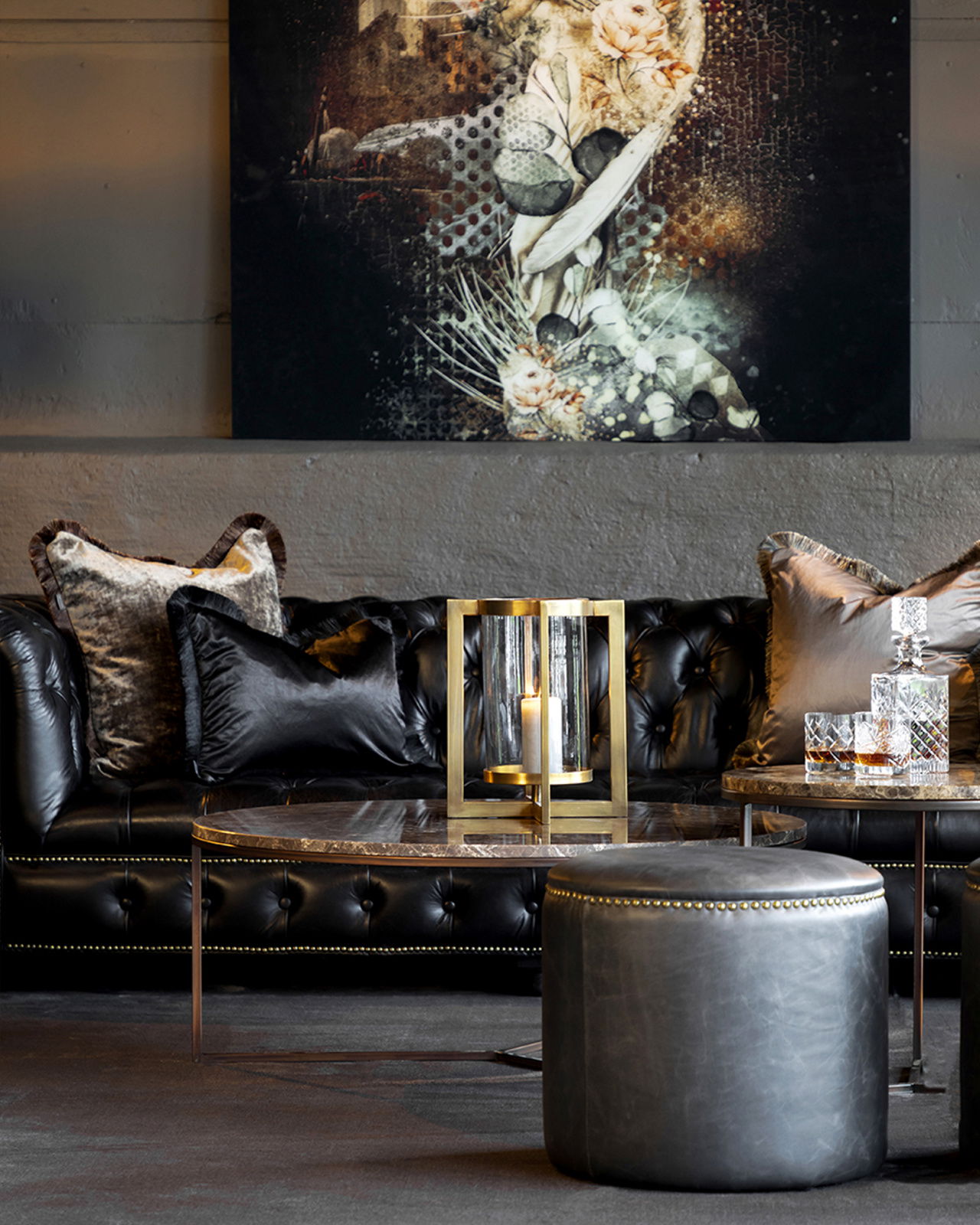 Dorsia kuddfodral fransar svart 60x40 OUTLET