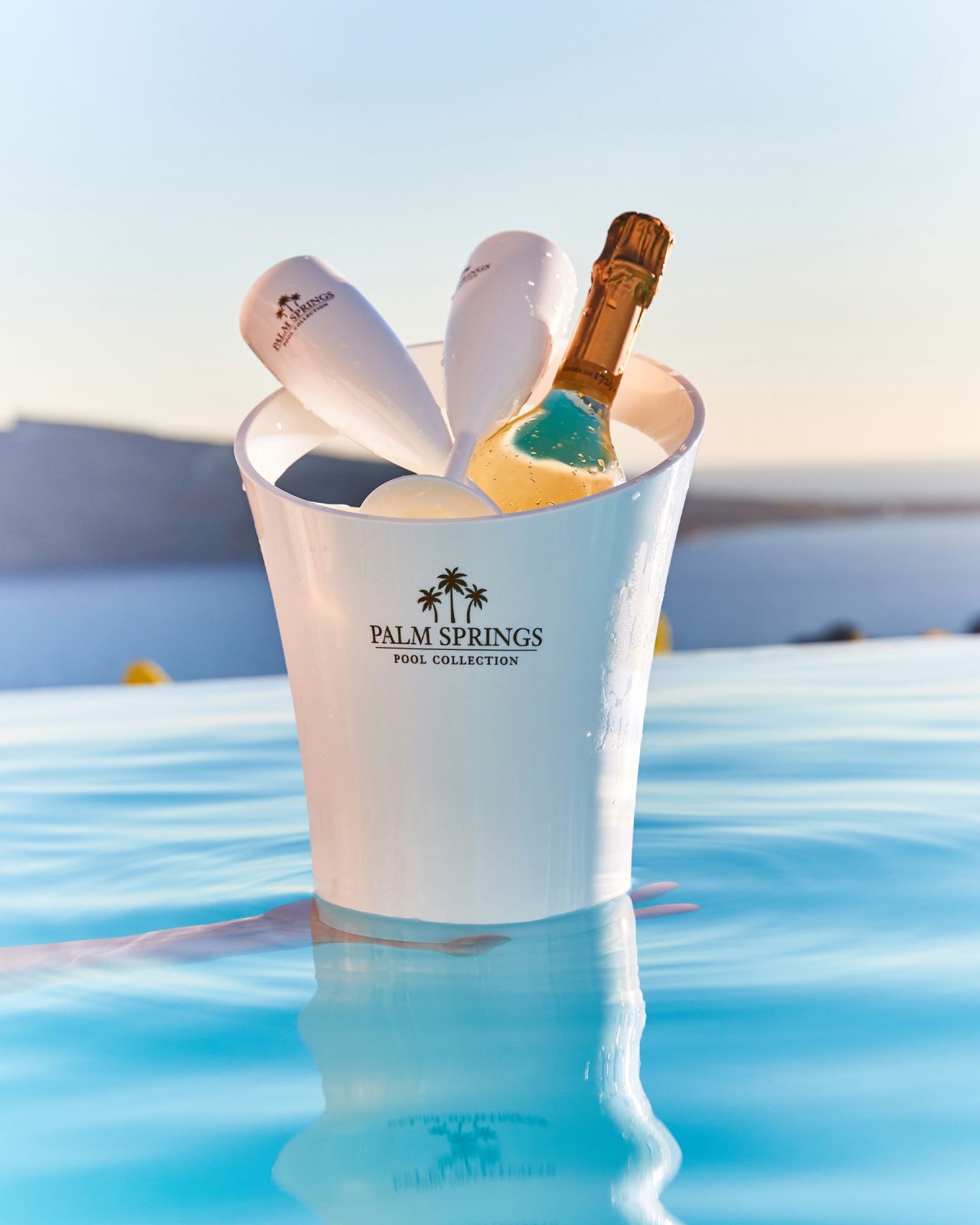 Palm Springs champagnekylare vit