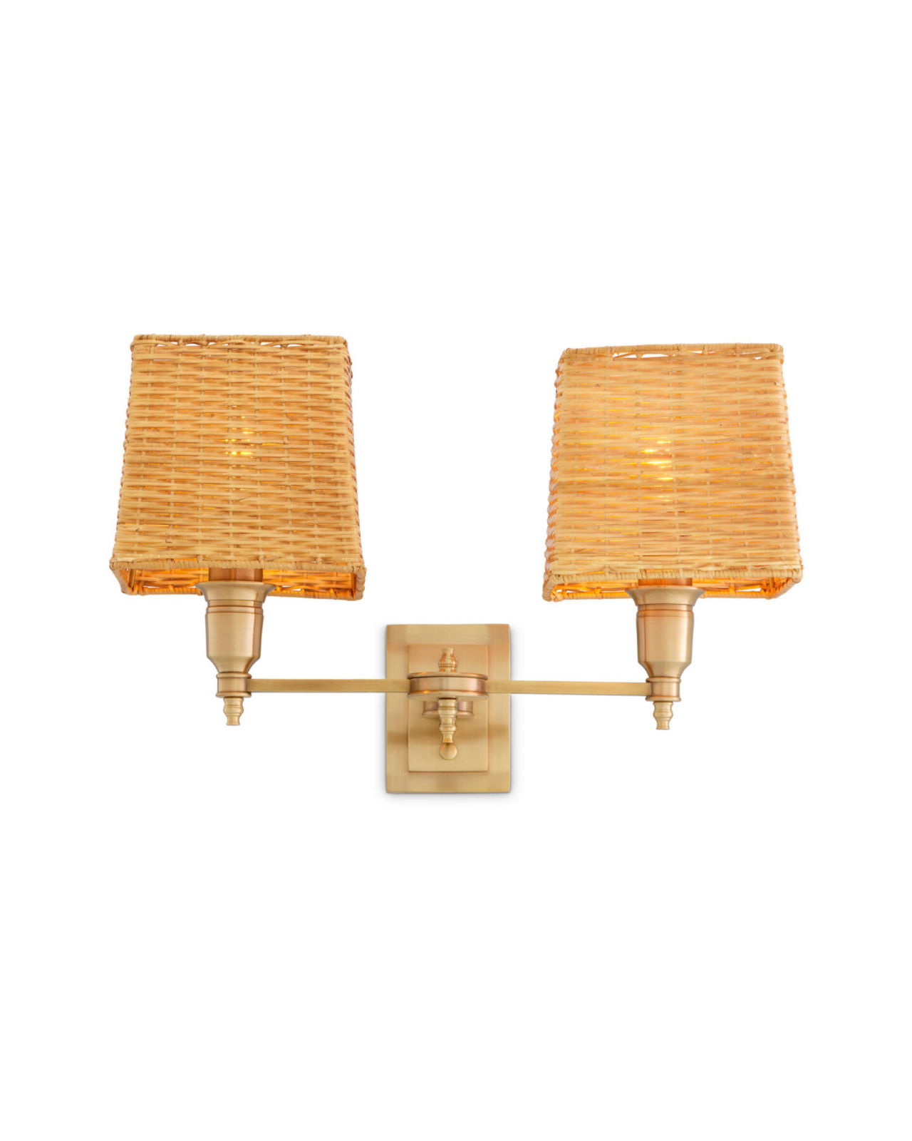 Lexington Double-seinävalaisin messinki/rotingista