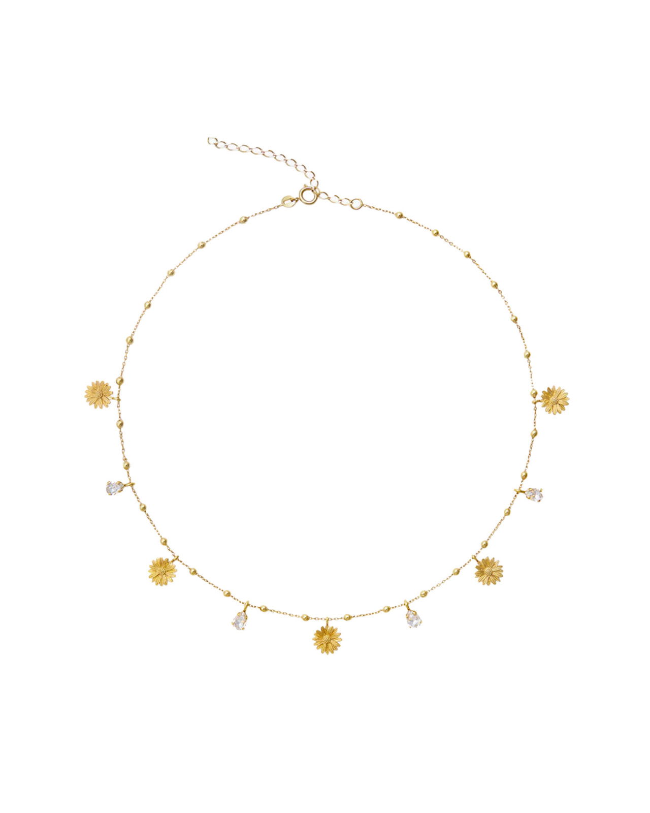 Daisy multi halskæde crystal