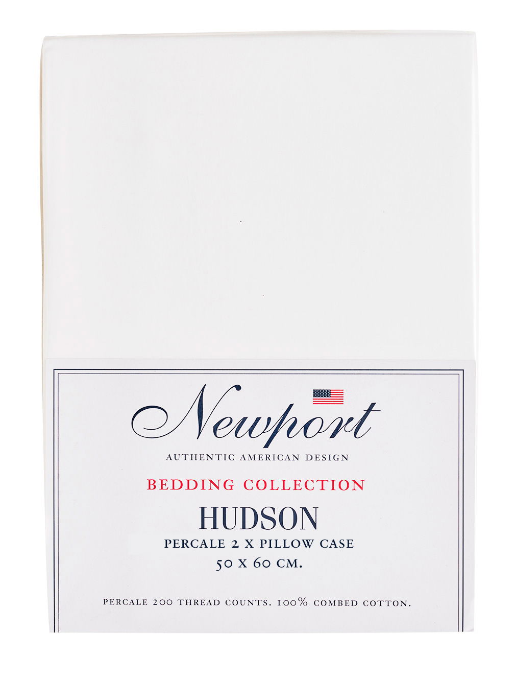 Hudson Kissenbezug weiß 2er-Pack